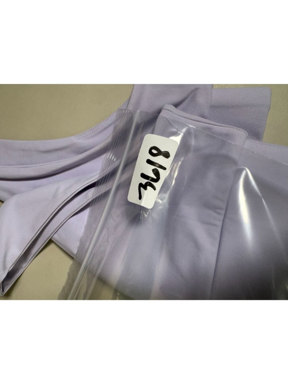 Daily Drills Womens V-Neck Sports Bra Light Lavender Purple Size Medium Athletic - Picture 8 of 11